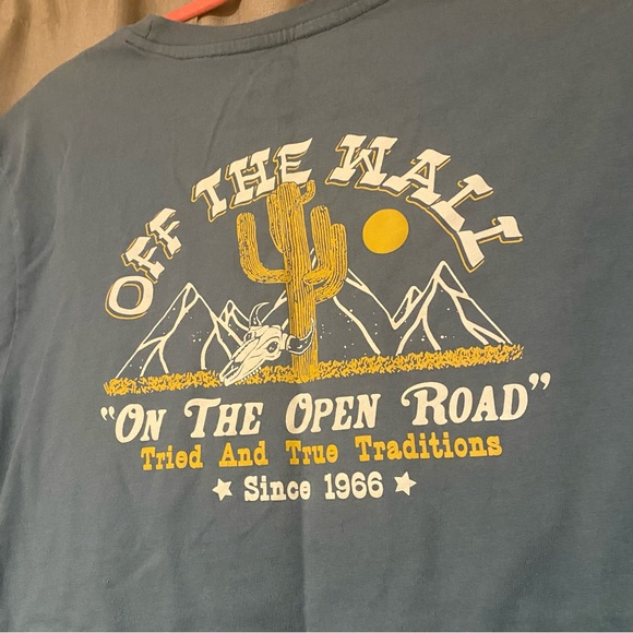 VANS Off the Wall Blue T-shirt Size: extra large (XL) - Picture 6 of 6